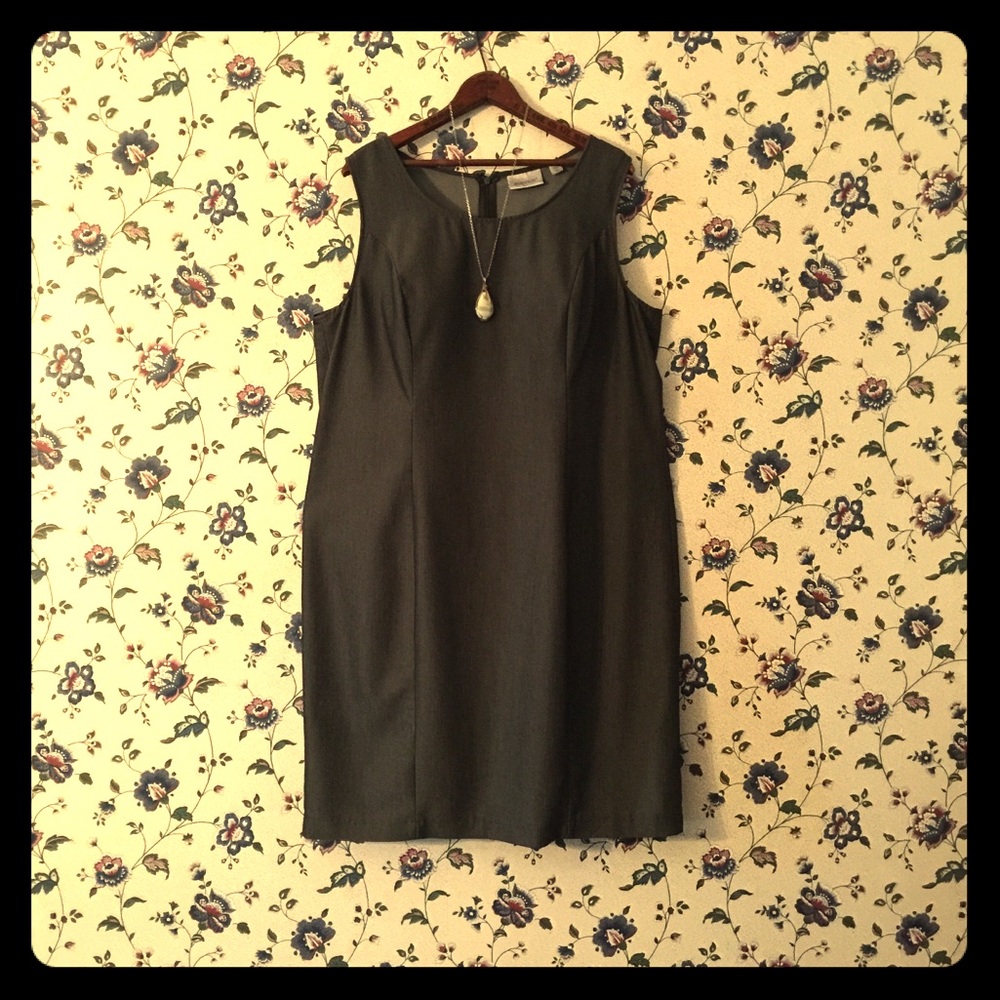 Curvy Avenue Sheeth Dress, size 18, Gray